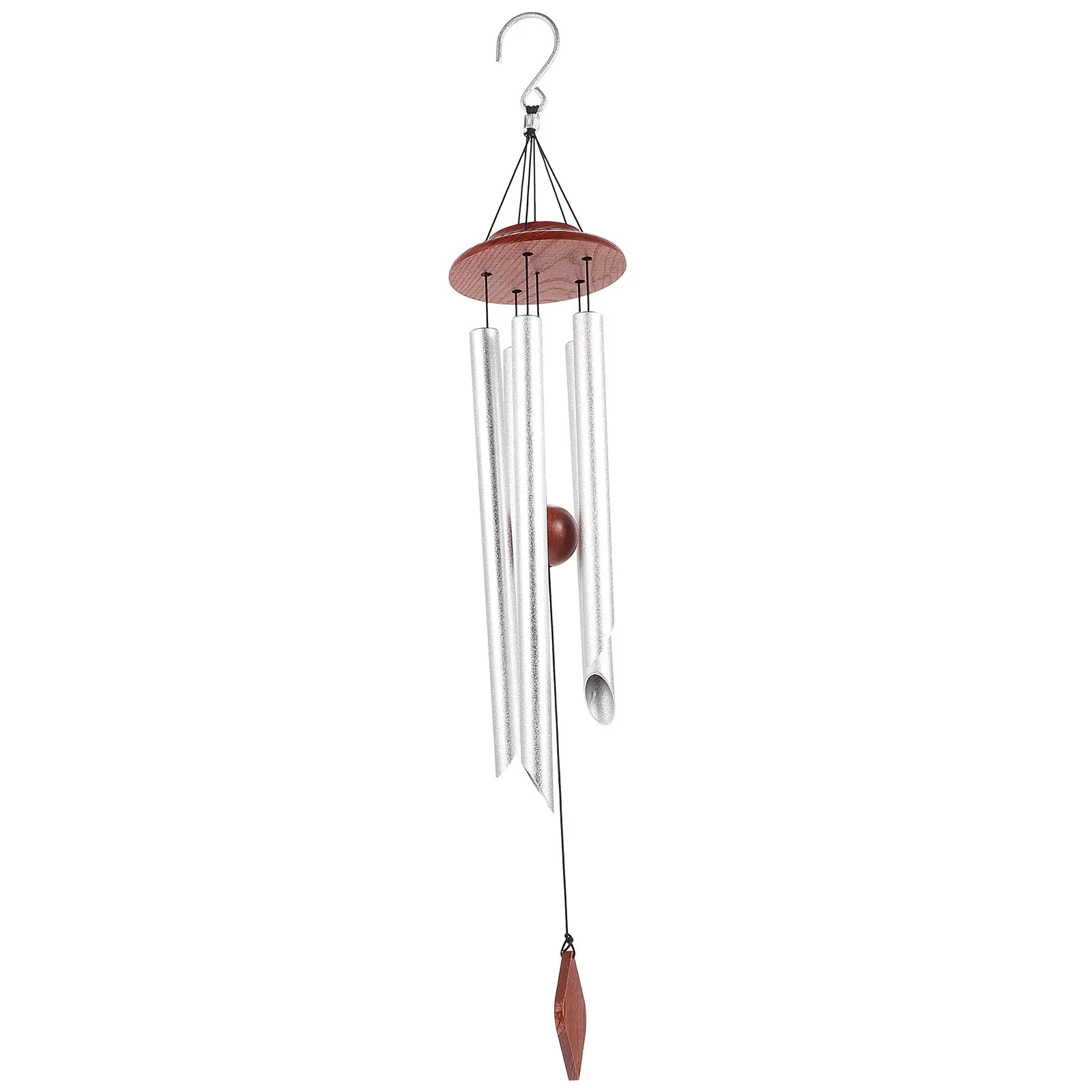 

Metal Tube Wind Chimes Vintage Aluminum Wood Strong Environmental Protection Home Ornament Gift Balcony Patio Decor Wind Chime