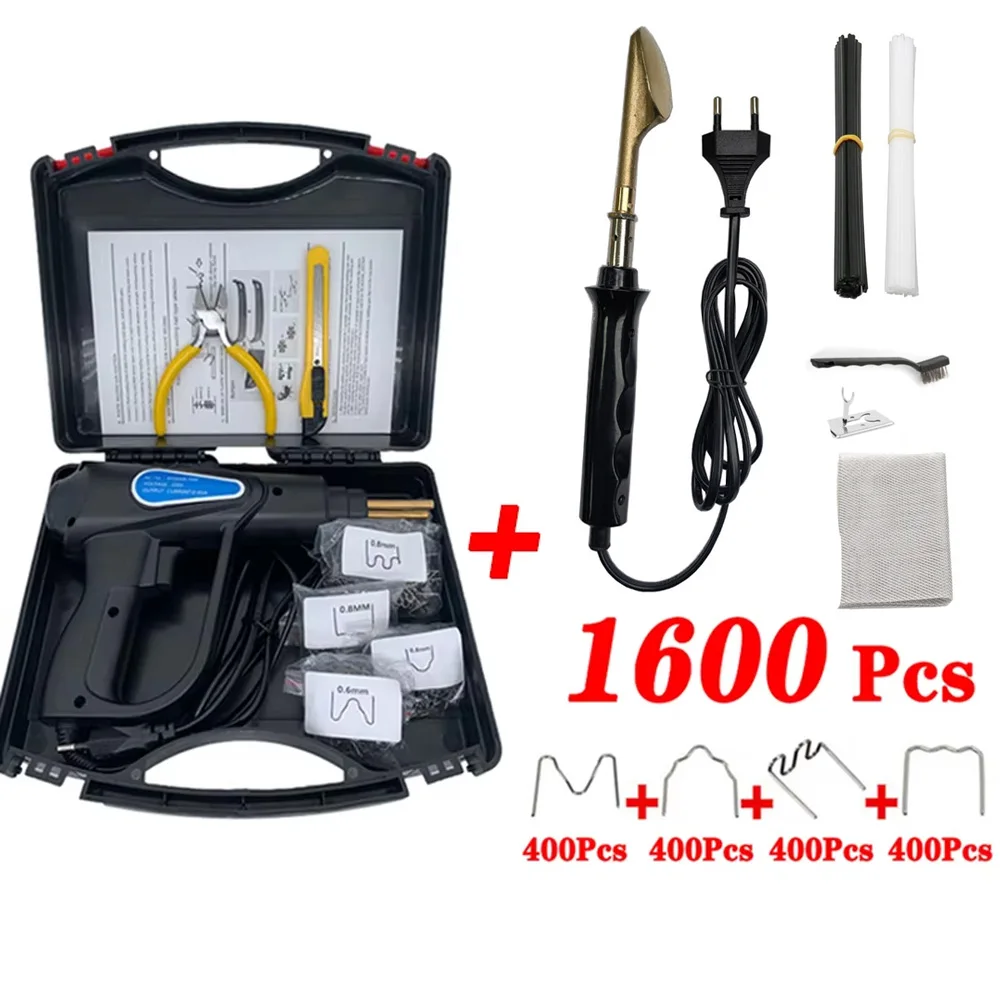 1600 adet sıcak zımba plastik kaynak kiti 70W/50W plastik kaynak