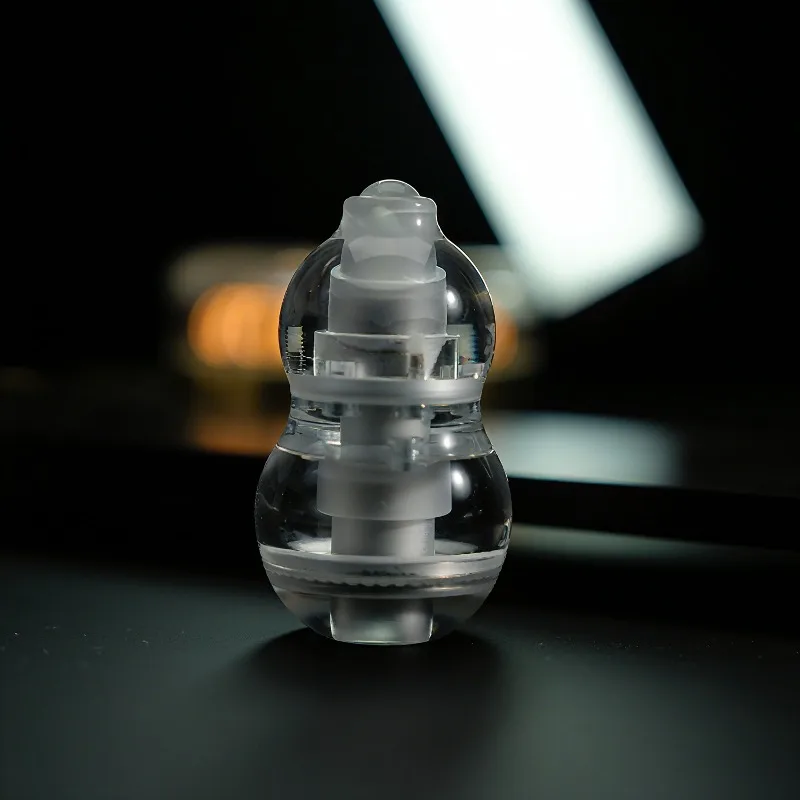 HALOOPLAYER EDC 발광 호박 모양 푸셔 코인 누르기 및 회전 복합 피젯 스피너 스트레스 해소 장난감