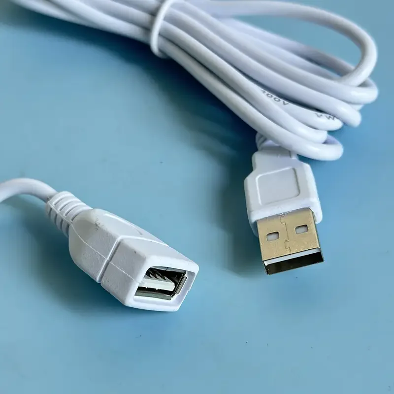 2 متر كابل يو اس بي تمديد الحبل مع تشغيل/إيقاف التبديل كابل يو اس بي تمديد تبديل خط USB ملحقات محول دائم