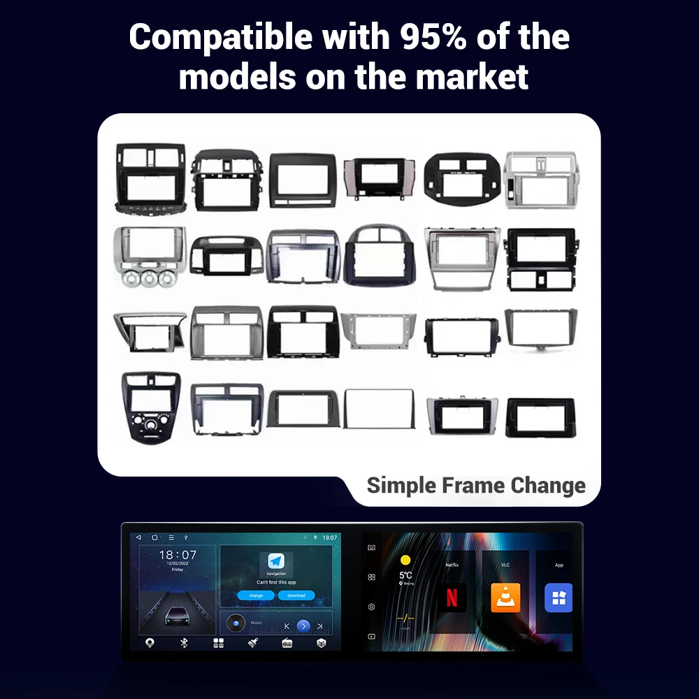 Carplay 11.5 Inch Dual Smart Screen Android 14 Car Radio For Nissan Sylphy 2016-2018 GPS Navigation Multimedia Player Radio Tape
