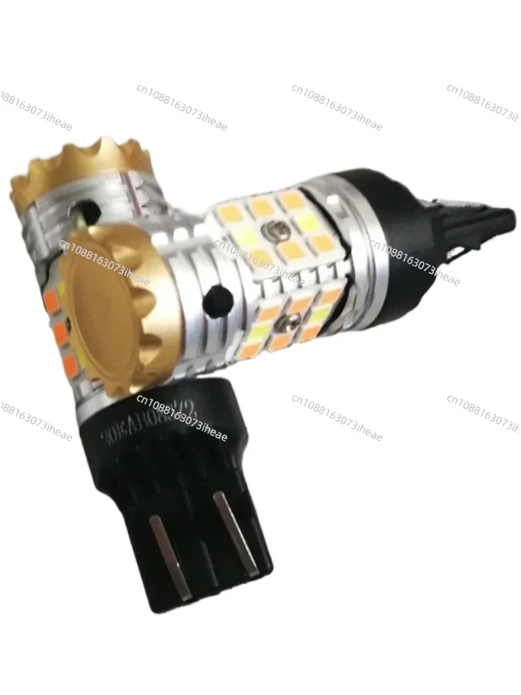 Dual Color White Amber S25 3157 T20 7443 1157 15D Led Switchback DRL Turn Signal Side Lamp