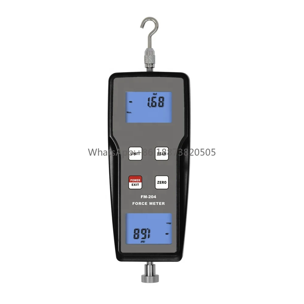 

Digital Force Gauge FM-204- 1K,2K,5K,10K,20K,50K,100K 980N Dynamometer push force and pull force test