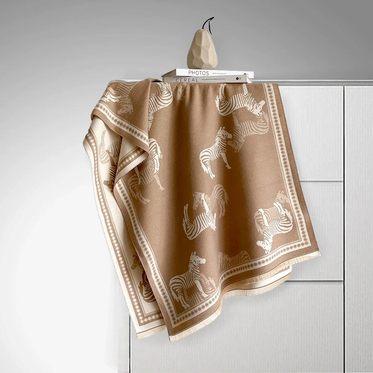 وشاح شتوي من الكشمير الصناعي للجنسين - تصميم دافئ وعصري مع ملابس في اتجاهين، فائق النعومة وعملي للأيام الباردة #6