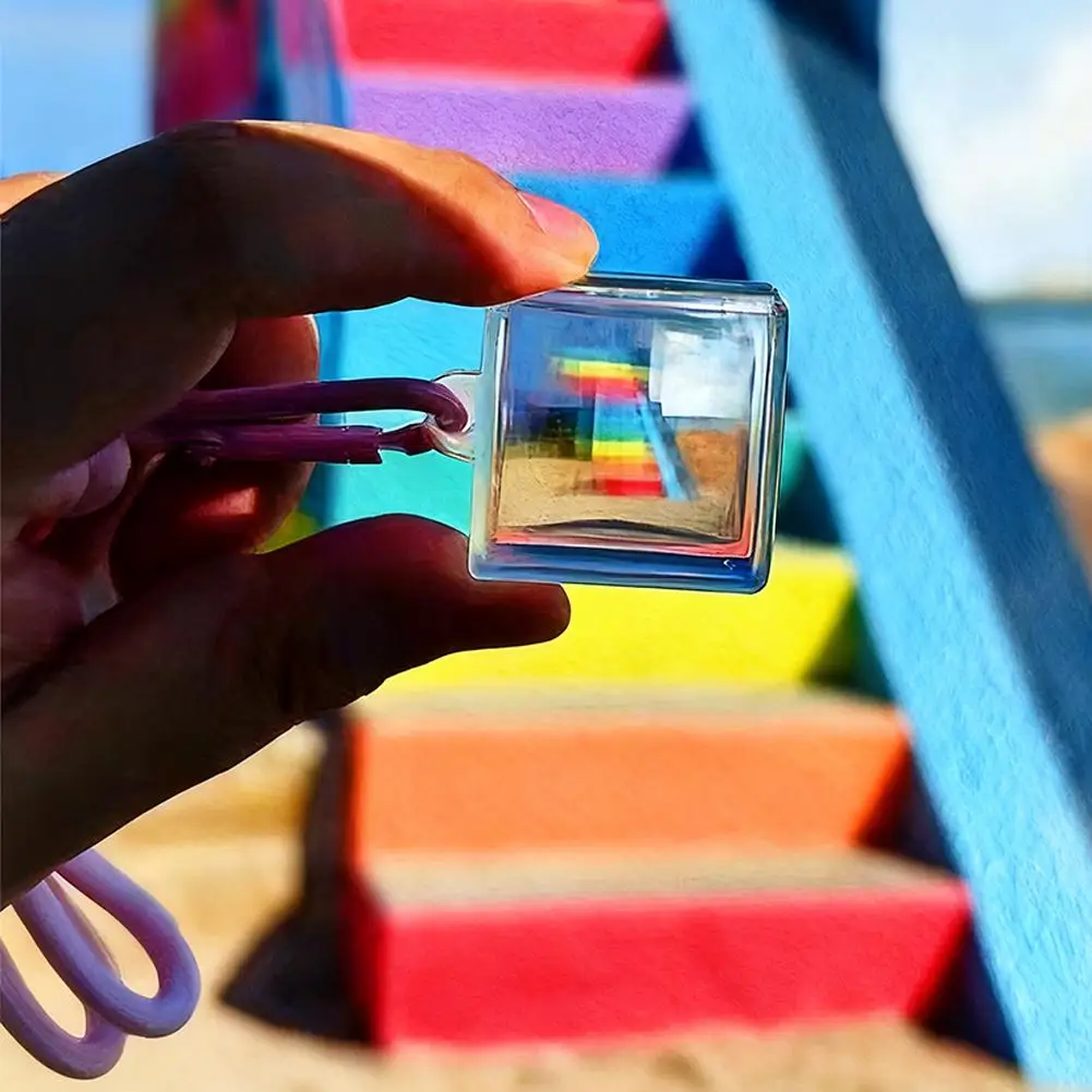 Pixel mosaïque filtre lentille rétro effet de jeu téléphone caméra fixation porte-clés Portable haute clarté matériau Transparent