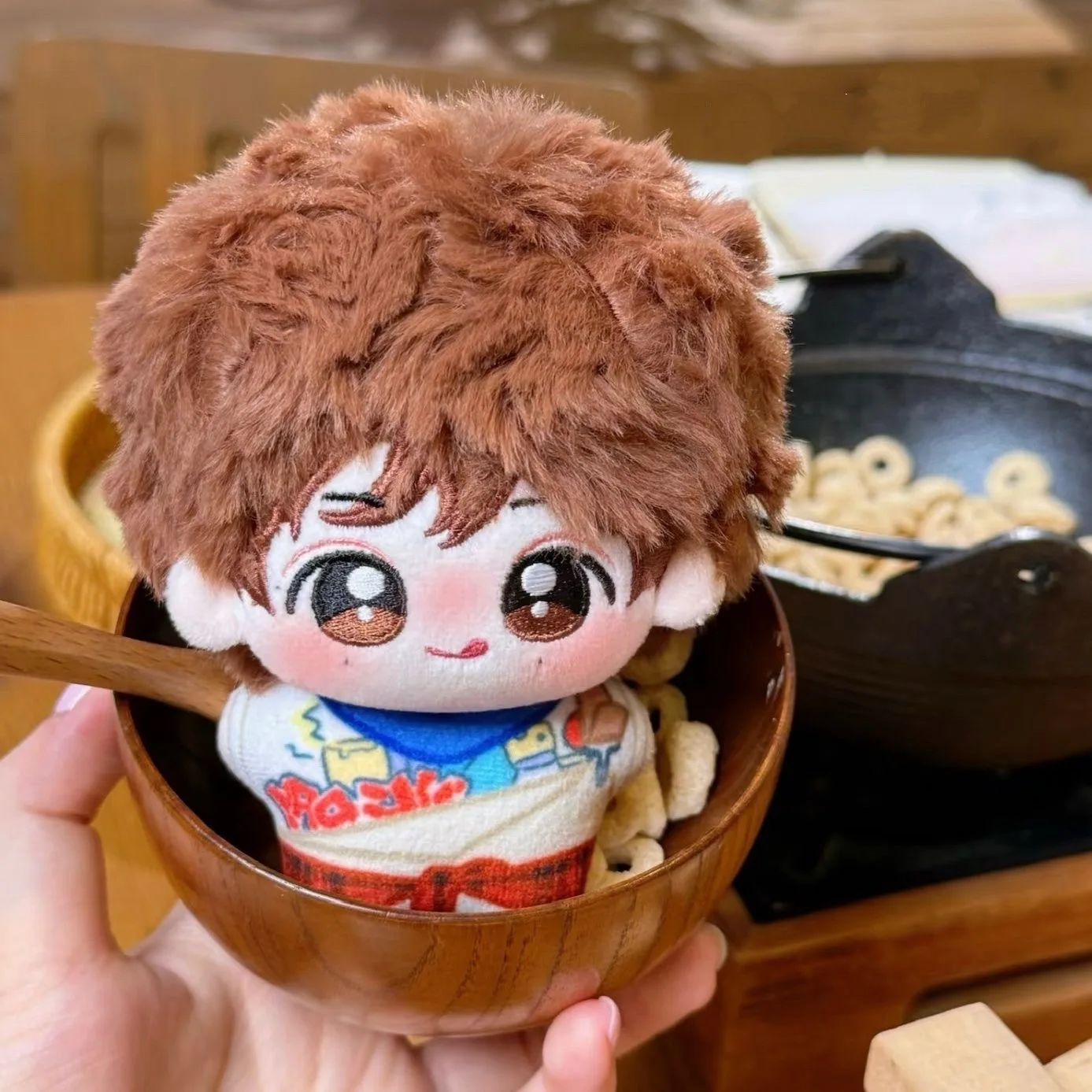 Ziyu косплей атрибут 10 см с принтом орехов, тело морской звезды, супер милая кукла с большой головой, хлопковая кукла