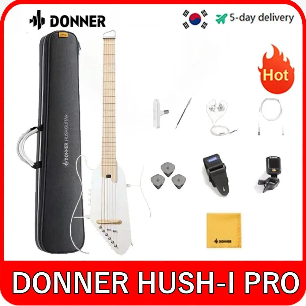 

Donner HUSH-I PRO Intelligent Light Guitar Portable Mute with Effects Tone Guitar