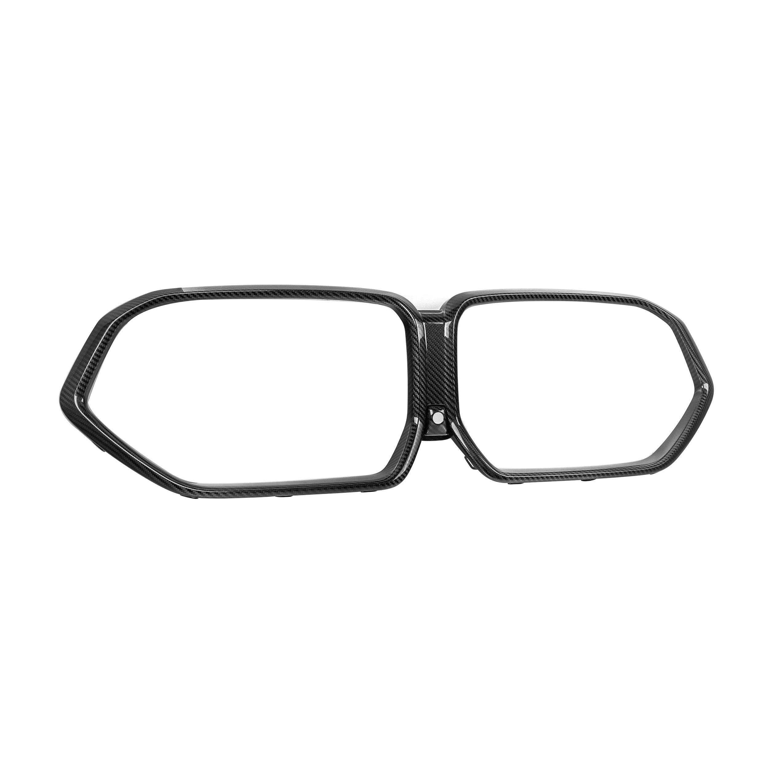 Высококачественная сменная рамка передней решетки из сухого углеродного волокна для X5M F95 LCI X6M F96 LCI 2024 + рамка решетки бампера