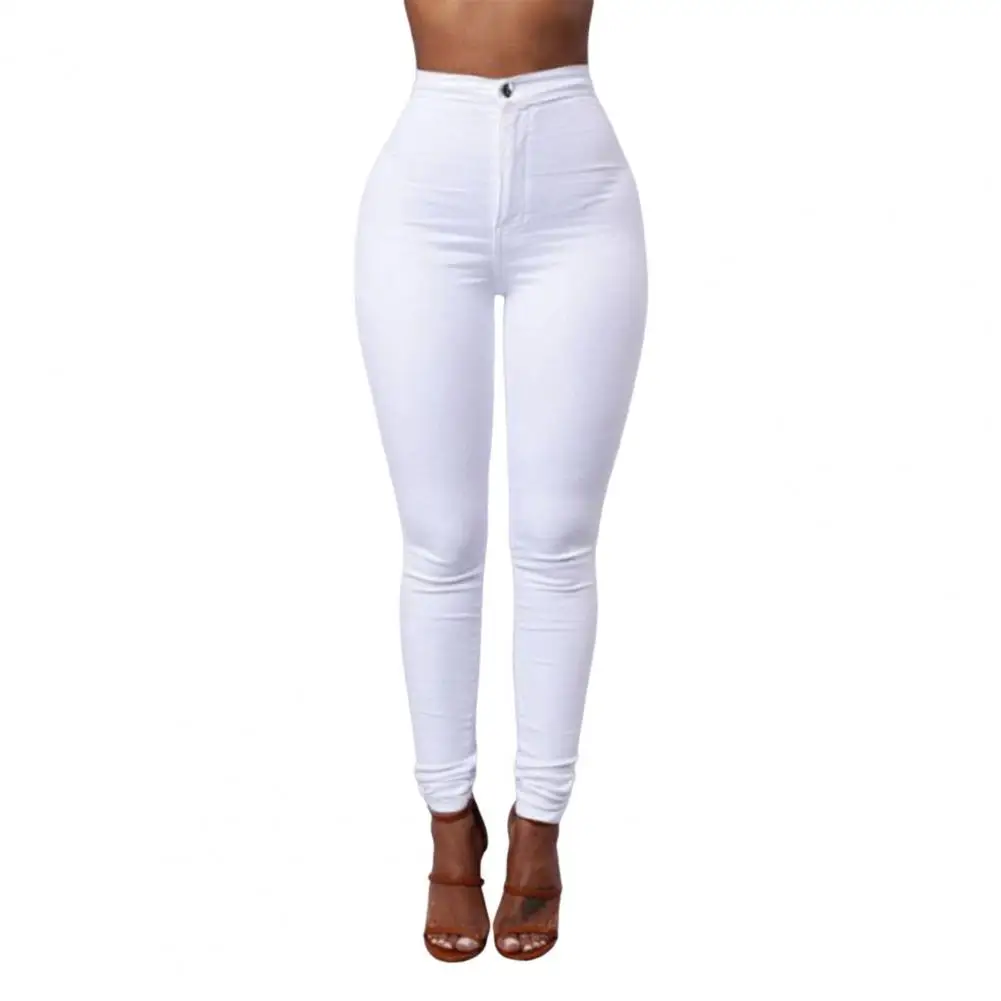 New Women Black High Waist Skinny Jeans Fashion Stretch Slim Denim Pencil Pants… - Image 5