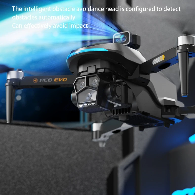 

2025 New AE8EVO Drone Professional 8K Camera with 5G FPV Screen Remote Control Brushless Motor Obstacle Avoidance Quadcopter UAV