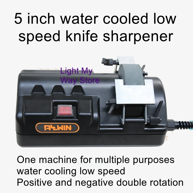 120W 5 inch water-cooled low-speed knife sharpener household  sharpening iron grinding woodworking knife carving grinding planer