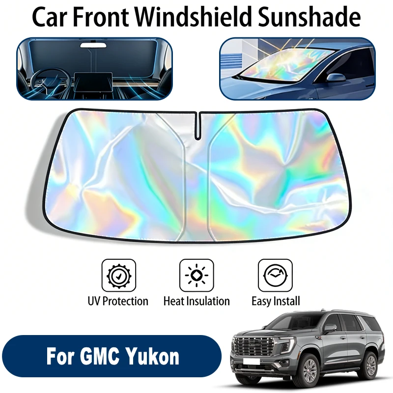 

Windshield Sun Shade For GMC Yukon Foldable UV Reflective Front Window Sun Protection Cover Accessories