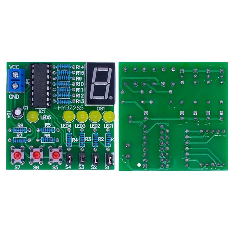 Decoding Display Electronic Manufacturing Loose Parts Training And Teaching Kit DIY Welding Matching Skills Simulation