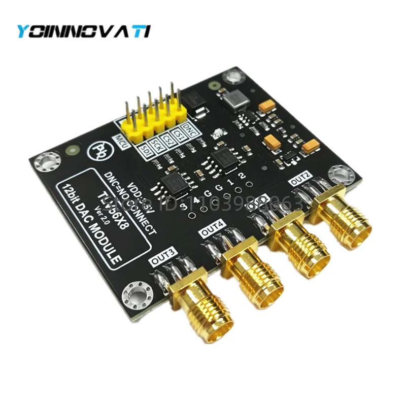 1PCS TLV5618/TLV5638 12-bit 4-Channel DAC Module High Precision Digital-to-Analog Converter