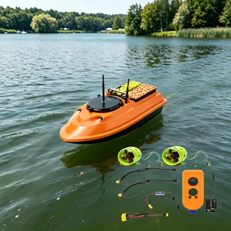 Factory-direct Powerful U1 Green Underwater Thruster for RC Fishing Boat Mini Propeller for Ship Model Pull Net Boat Fish