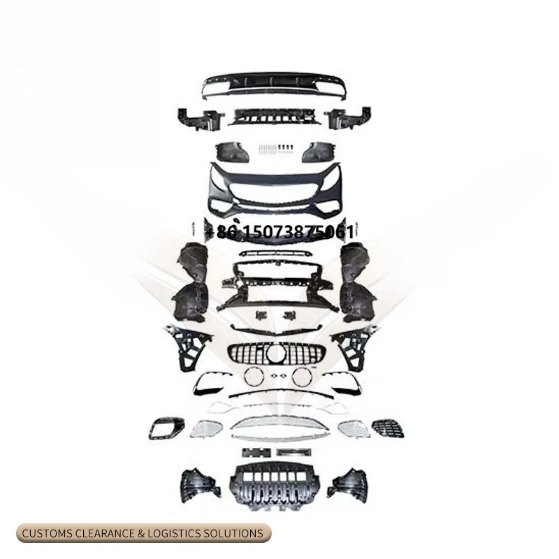 W217 Body Kit S65 Style for S-Class Coupe S320 S400 S450 C217 Upgrade Front Rear Bumper Grille Diffuser Facelift Kit