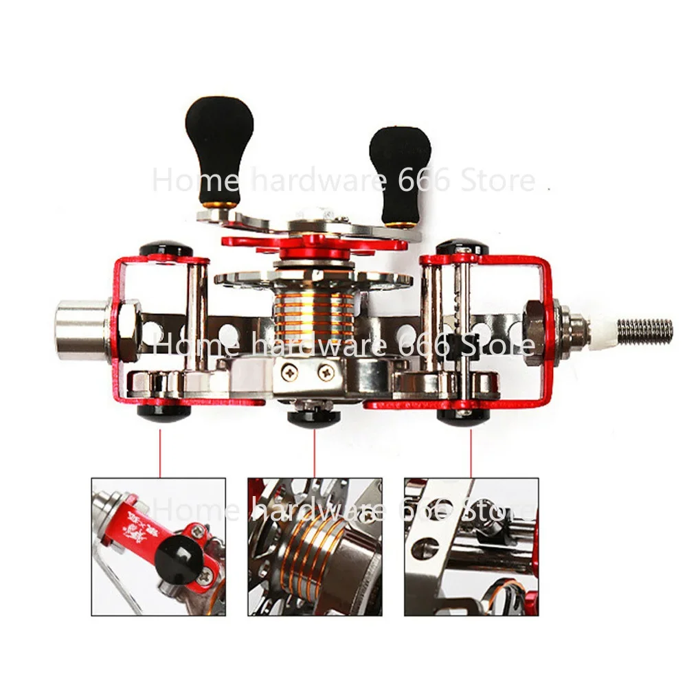 All Metal Hollow Reel Wire-speed Automatic Discharge Play In The Inner Alignment Rod Fishing Vessel Raft Wheel for Most Hand Rod