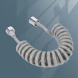2/3/4m Tube Flexible Toilet Water Hose Bathroom Telephone Line Shower Hose Spring Water Connector Hose Pipe for Shower Sprayer