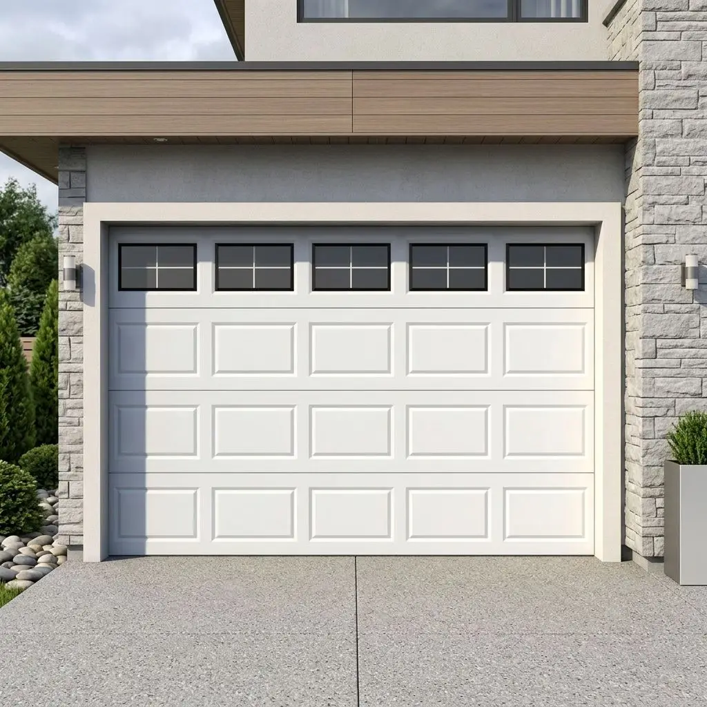

Finished Cast Aluminum Alloy Outdoor Automatic Villa Garage Door Hurricane Impact Resistant Electric Security Garage Doors