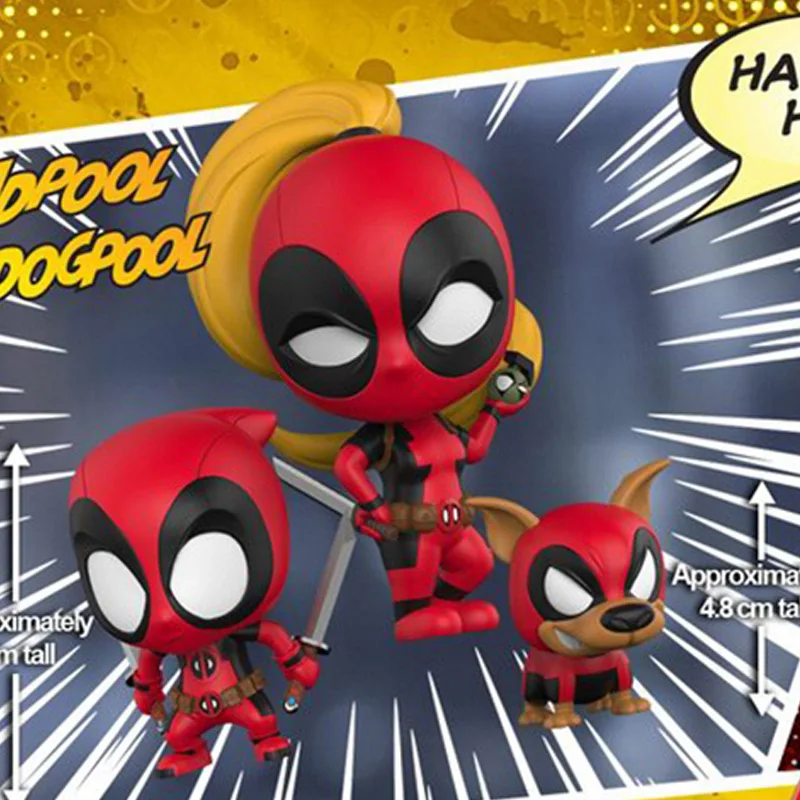 Marvel Comics Deadpool Cosbaby Mini Collection Hero Movie Doll Toy Ornament Male Birthday Gift Desktop Car Decoration