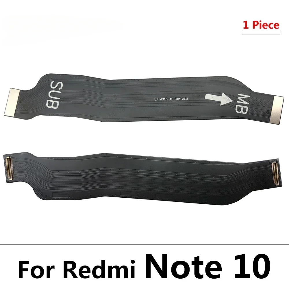 Port de charge USB pour Redmi Note 10 et Redmi Note 10S, connecteur de micro, carte mère principale, câble flexible LCD, pièce de rechange