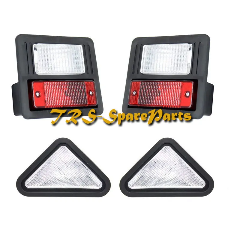 Front & Rear Light Kit 6718042 6718043 6670284 Fits Bobcat 753 763 773 863 S130 S150 S160 S175 S185 S220 S250 S300 S330