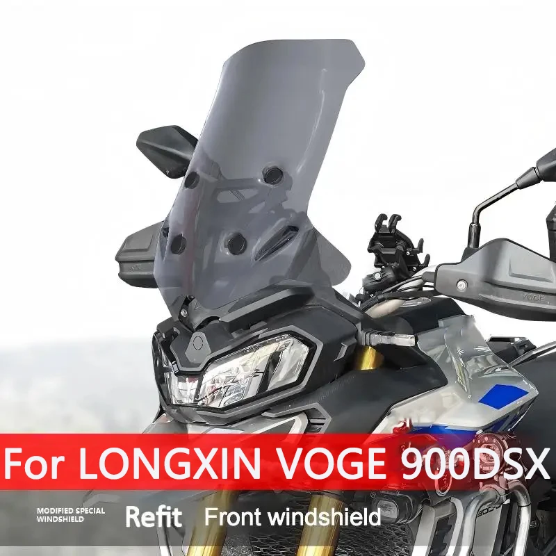 

For 2024-2025 LONGXIN VOGE 900DSX Motorcycle Front Windshield Height Increasing Windshield Deflector Modification Accessories