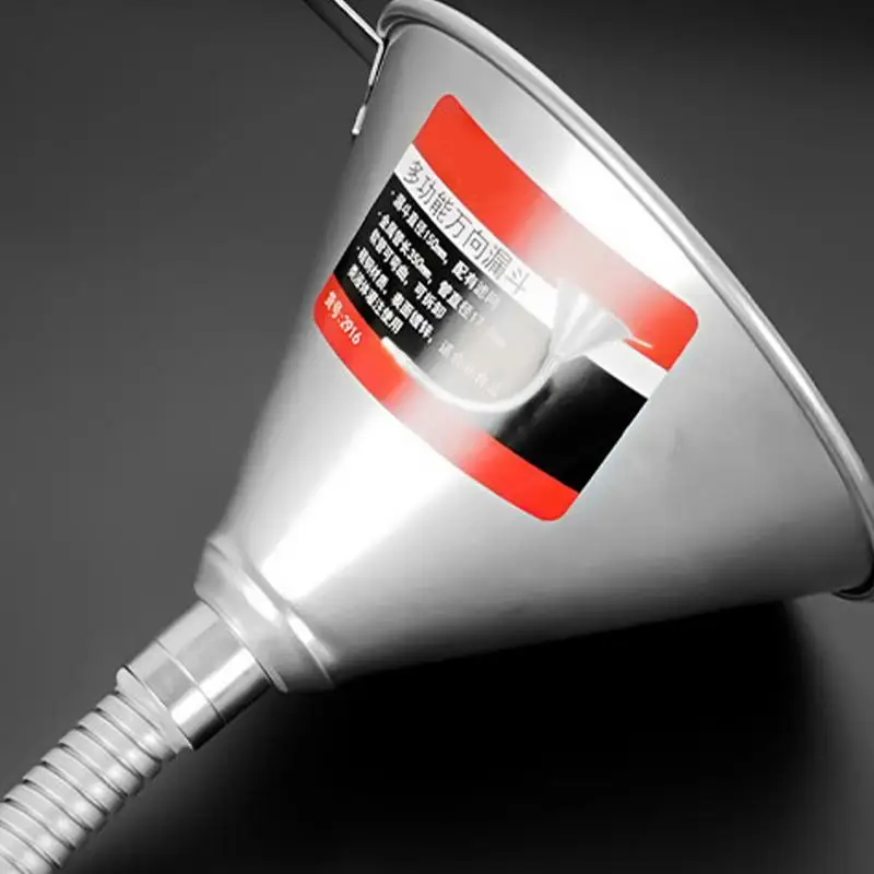 Picture 4: Funnels For Automotive Use Motorcycle Funnel Metal Bendable Flexible Automotive Refueling Tools With Filter For Engine Liquid