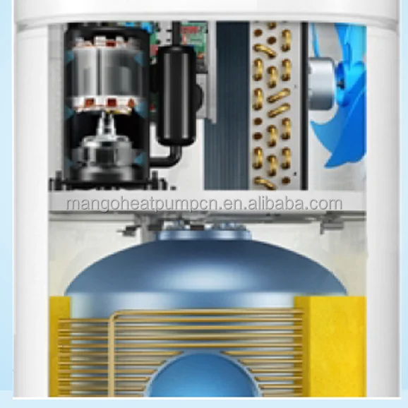 3.5kw High Coefficient WiFi Chilling Air 300L Hot Water Heater Monobloc All in One Air Energy Heat Pump Solar Water Boiler view 5