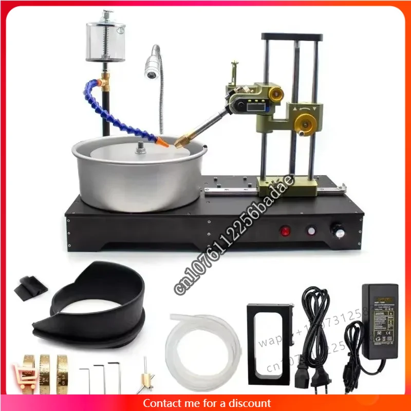 Gem Faceting Machine Digital Display Gemstone Cutting Machine Jewel Angle Manipulator Grinder