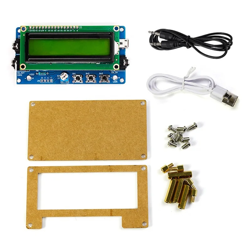 HRBAJ-Buku Cadang Pelatih Dekoder Kode Morse HU-069B CW Yang Ditingkatkan Baru Kit Latihan Pengelasan Papan Sirkuit DIY Elektronik