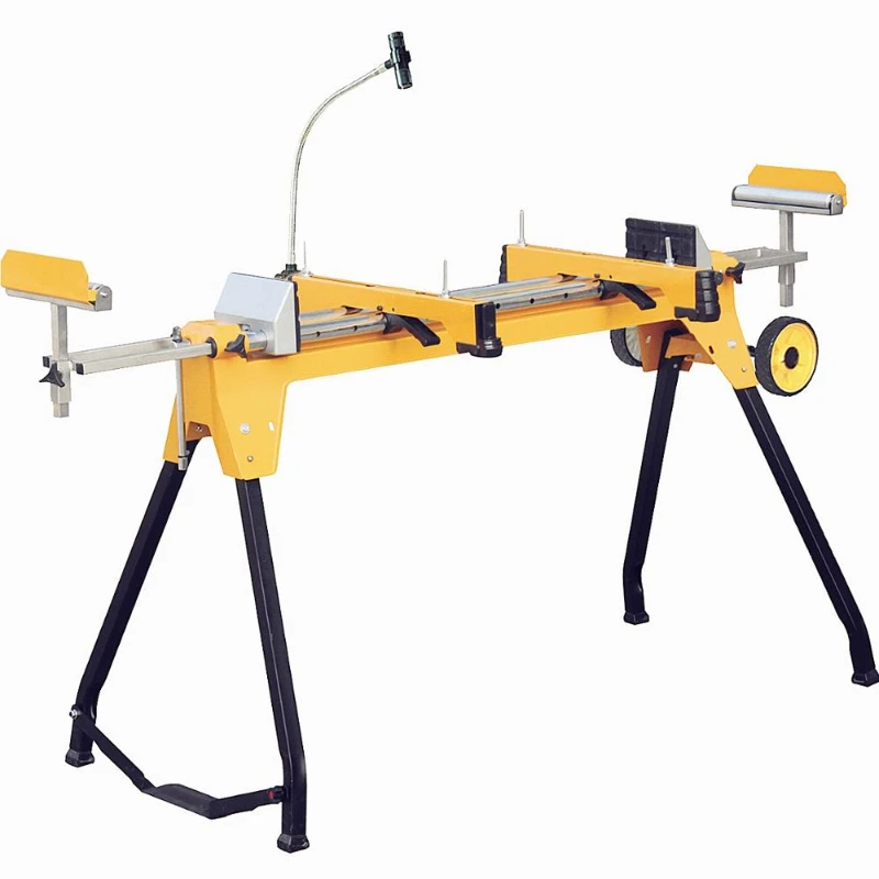 Multi-function clamp bench can be used as miter saw stand, high quality heavy duty saw horse folding bench with light