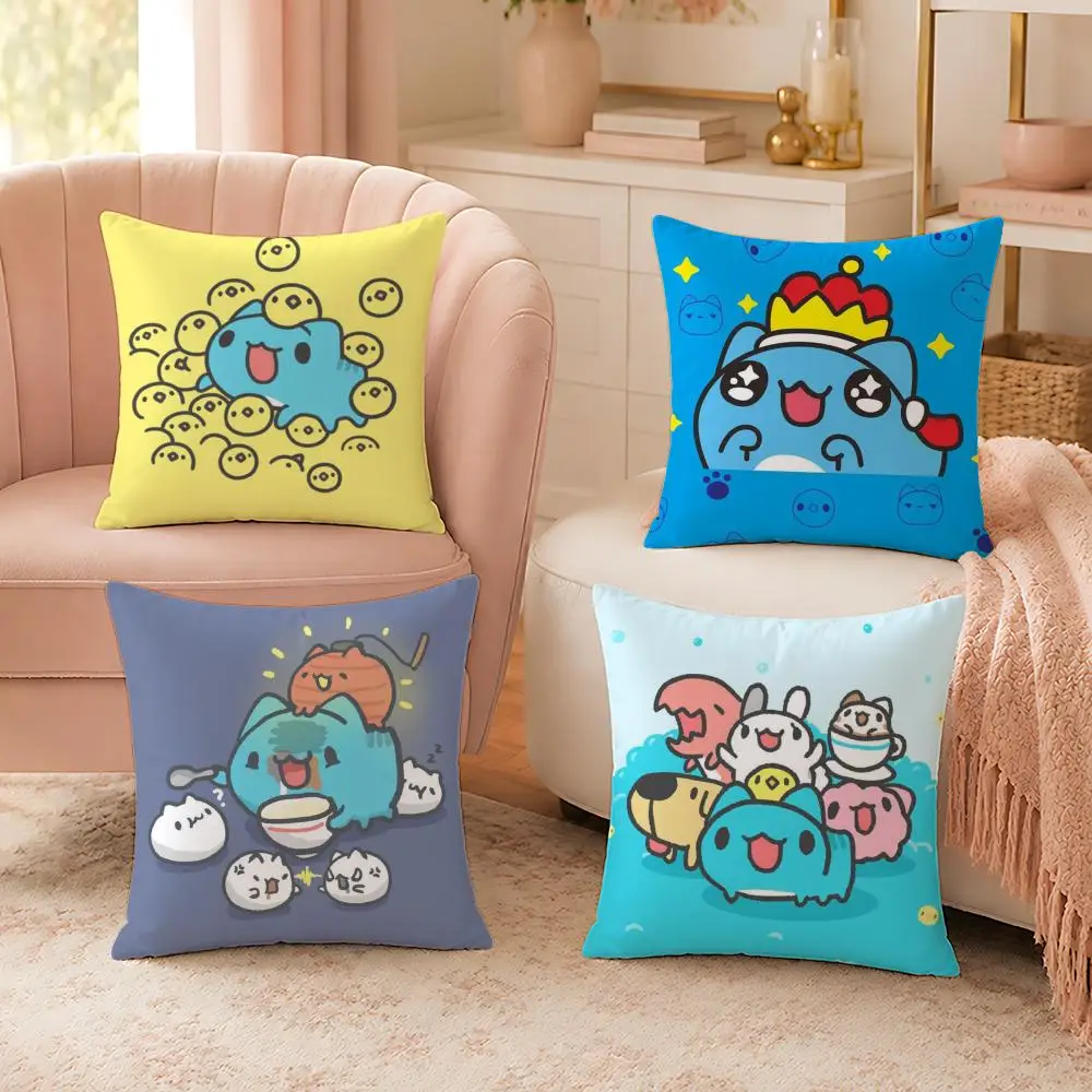 Cute Character B-Bugcat CapooS Cushion Cover Soft Skin Friendly Cloud Like Comfort Pillow Cover for Sofa Bed Seat