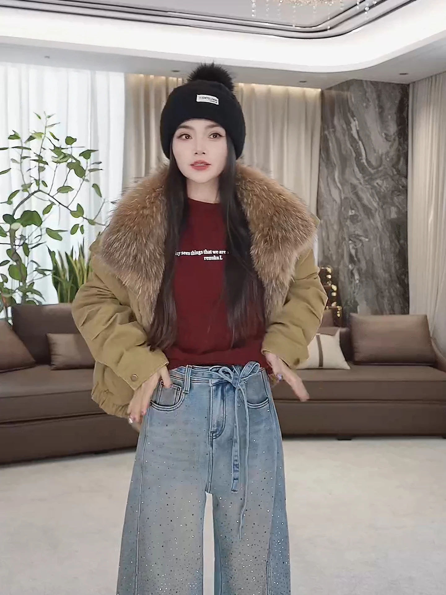 

Однотонная футболка с круглым вырезом, укороченная, облегающая, весна 2026, женская повседневная одежда для дома