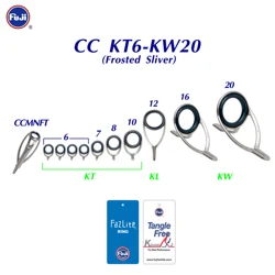 Original Fuji KT KW Set Fazlite Ring New Mid Night Blue Eye for Baitcasting Fishing rod guide