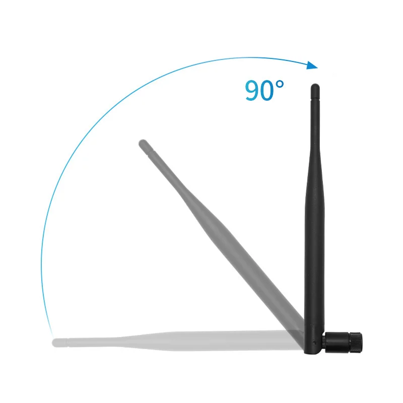 2 x 2.4GHz 6dBi Indoor Omni-Directional WiFi Antenna 802.11n/b/g RP-SMA Female Connector + 2 x15cm/8\