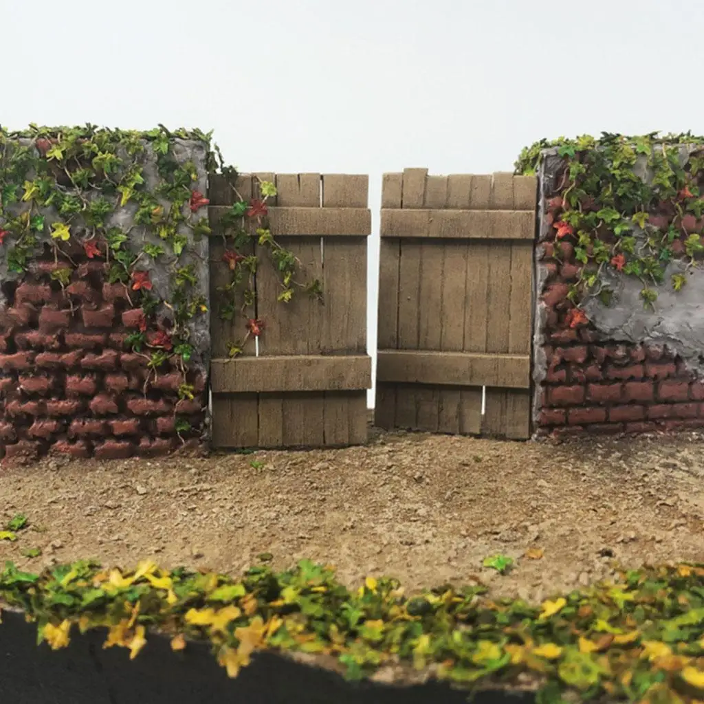 6 × 33 مل من الخضرة المصغرة لنموذج الديوراما ومشاهد السكك الحديدية