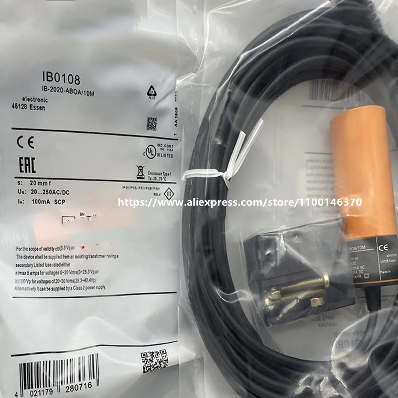 New High Quality IFM proximity switch IB0108 IB-2020-ABOA/10M