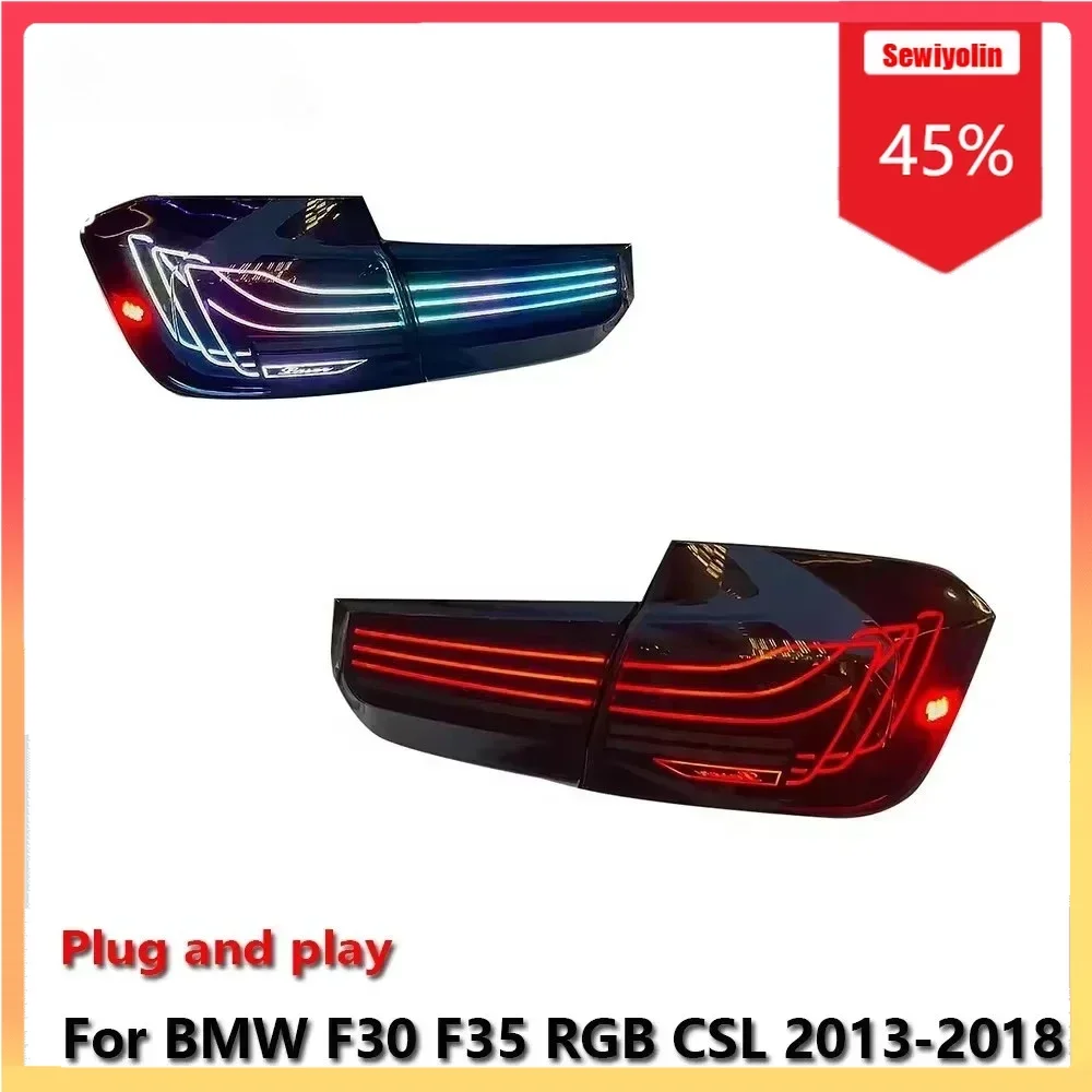

Автомобильные аксессуары для BMW F30 F35 2013-2018 RGB DRL противотуманные задние лампы прицепа поворотный сигнал Voiture Plug And Play