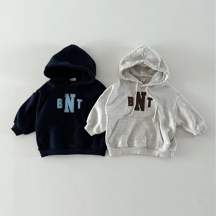 2024 Autumn New Children Long Sleeve Hoodie Cotton Children Letter Sweatshirt Boys Girls Casual Hooded Tops Infant Sweatshirt