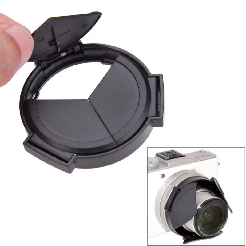 Auto Lens Cap for Panasonic for LUMIX DMC-LX7GK LX7 Camera Anti-dust Lightweight Camera Lens Cover for LX7 Camera Replac