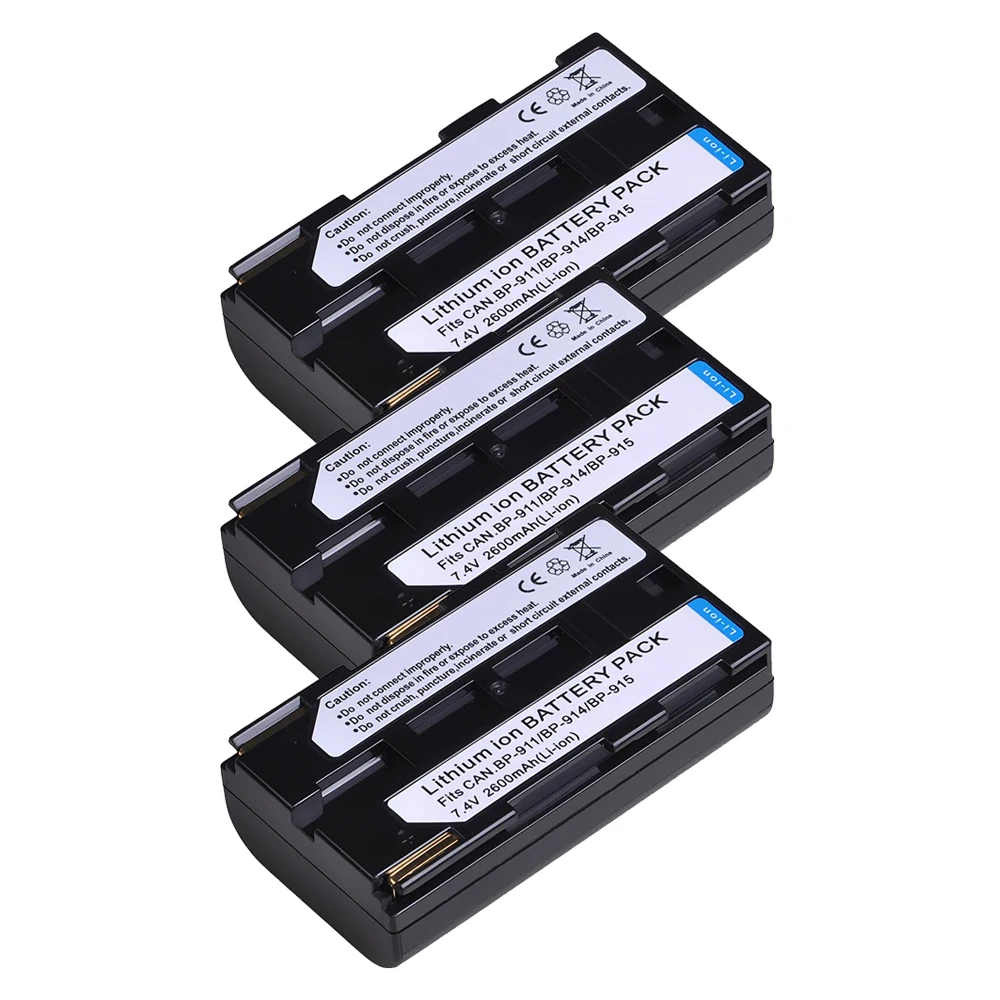 2600mAh BP-911 Bateria BP 911 BP-914 BP-915 Replacement Battery for C2,DM-MV1,DM-MV10,E1,E2,E30,ES300V ES4000,ES410V,ES420V,ES50