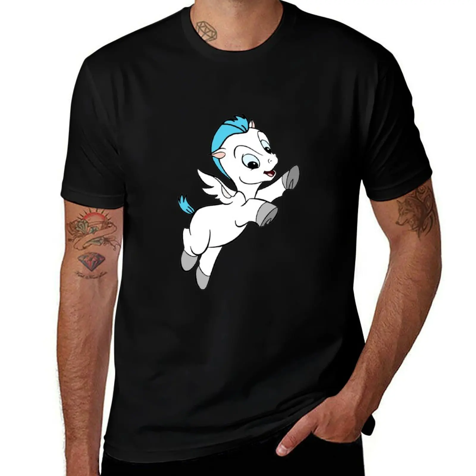 

Baby Pegasus T-Shirt vintage t shirts Louboutins man clothes cotton t shirt men