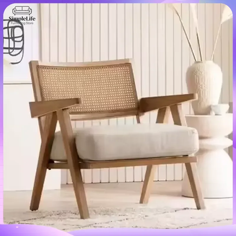 2024 Modern Minimalist Velvet Recliner Chair for Living Room Wooden Frame Comfortable Casual Lounge Armchair Home Office Sofa