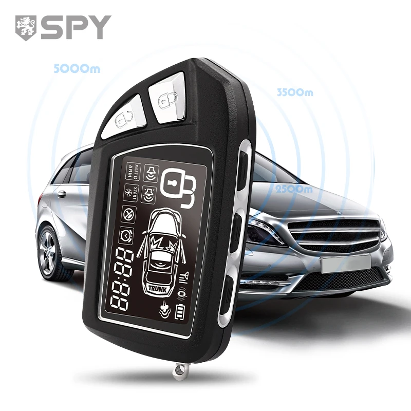 SPY 2 Way LCD Remote Control Auto Security system Door Lock Unlock Car Alarm System