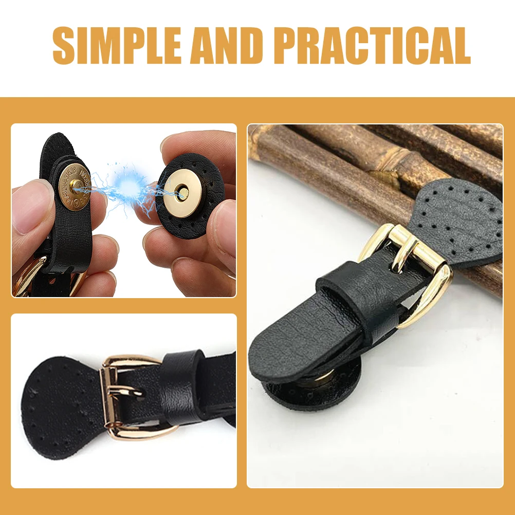 

1Set Magnetic Closures for Purses Snap Buckles Strong Hold Easy Use Fashionable Accessory Purse Closure