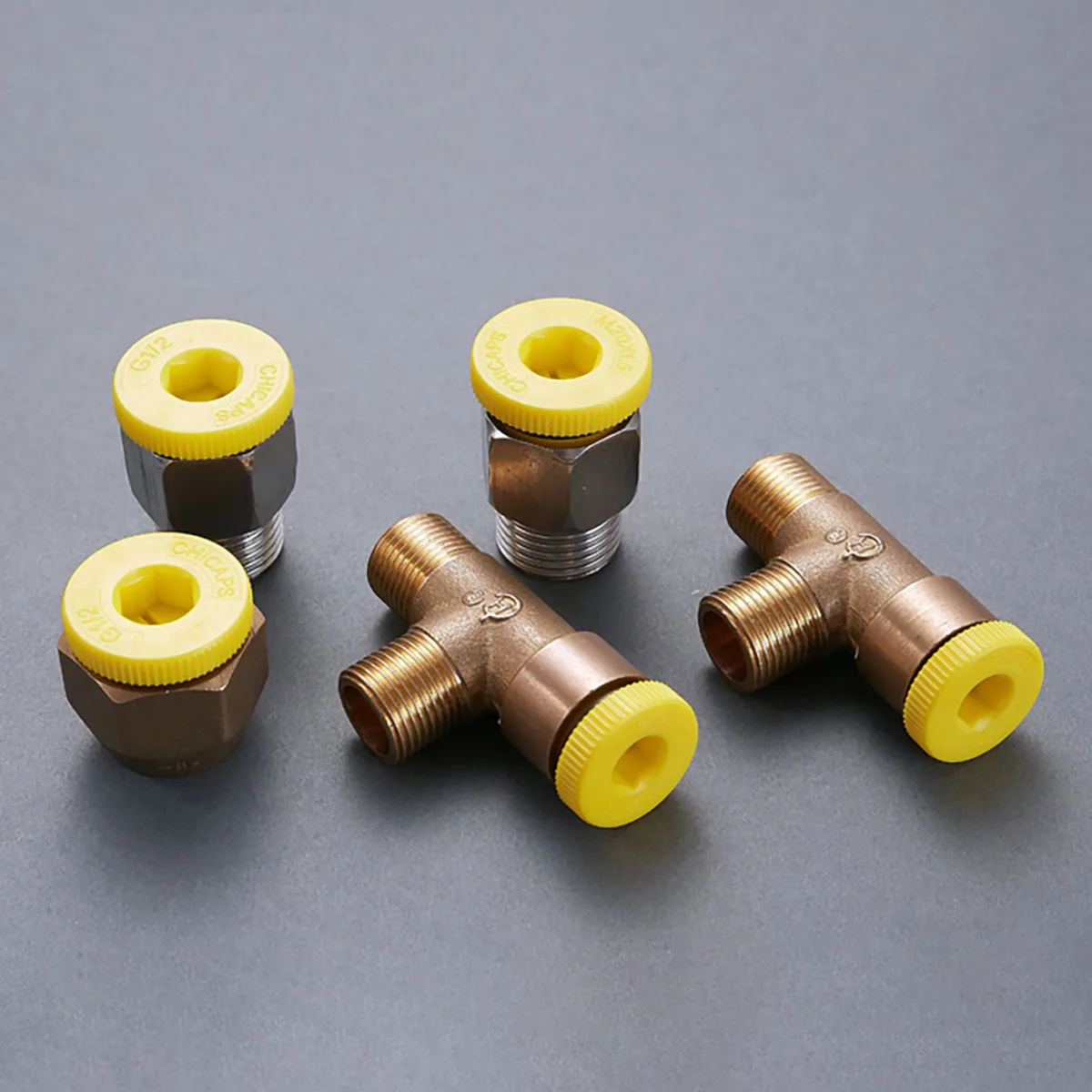 Yellow Hexagon Socket Plastic Cap Thread Plug/Hydraulic Pump Leak Proof Plug/Cylinder Mold Plug/Sealing Plug