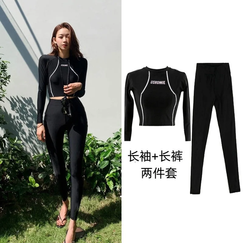 Sport Warm Male Swimwear Long Sleeve Woman Diving Suit New 3MM Men Wetsuit One-piece Snorkeling Surfing Female Winter Swimsuits