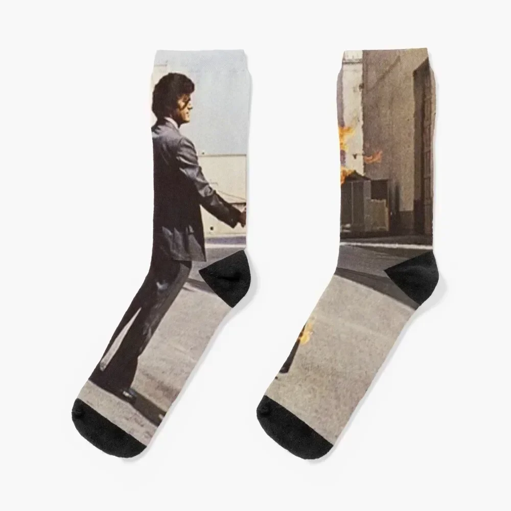 

Fire two mens Socks compression valentine gift ideas custom Socks Man Women's