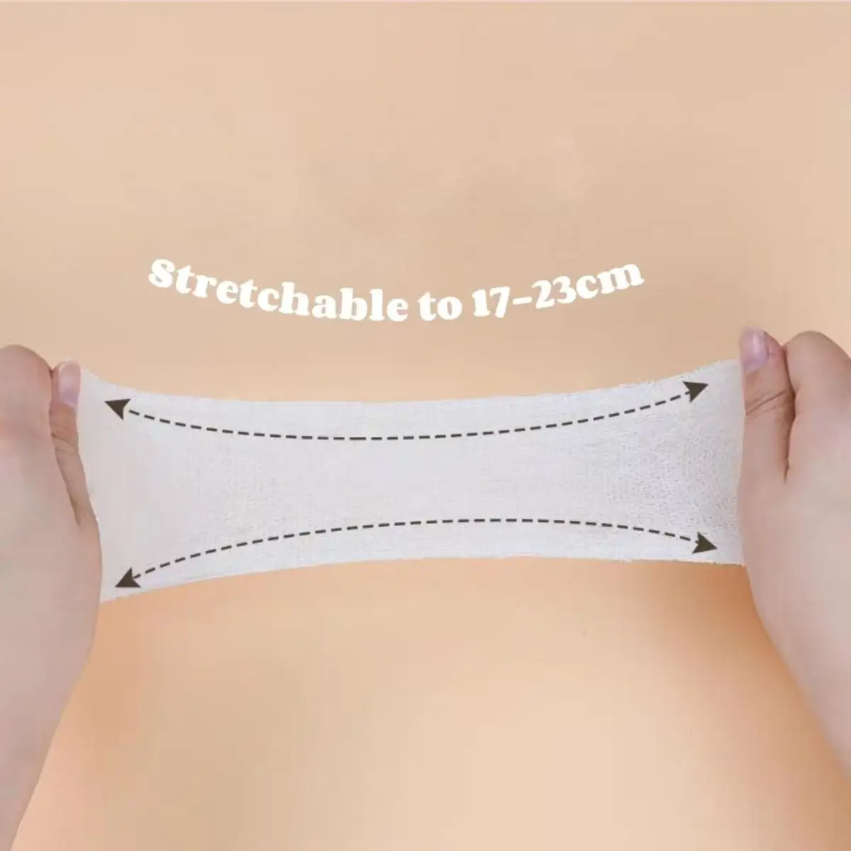 Tampon de coton extensible 100 pièces, coton humide, coton démaquillant, pour l'épilation du visage, tonique et masque Facial bricolage